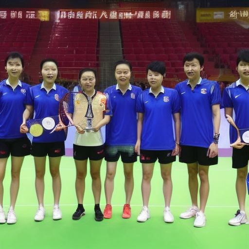 羽毛球国际赛事中国队夺得团体冠军